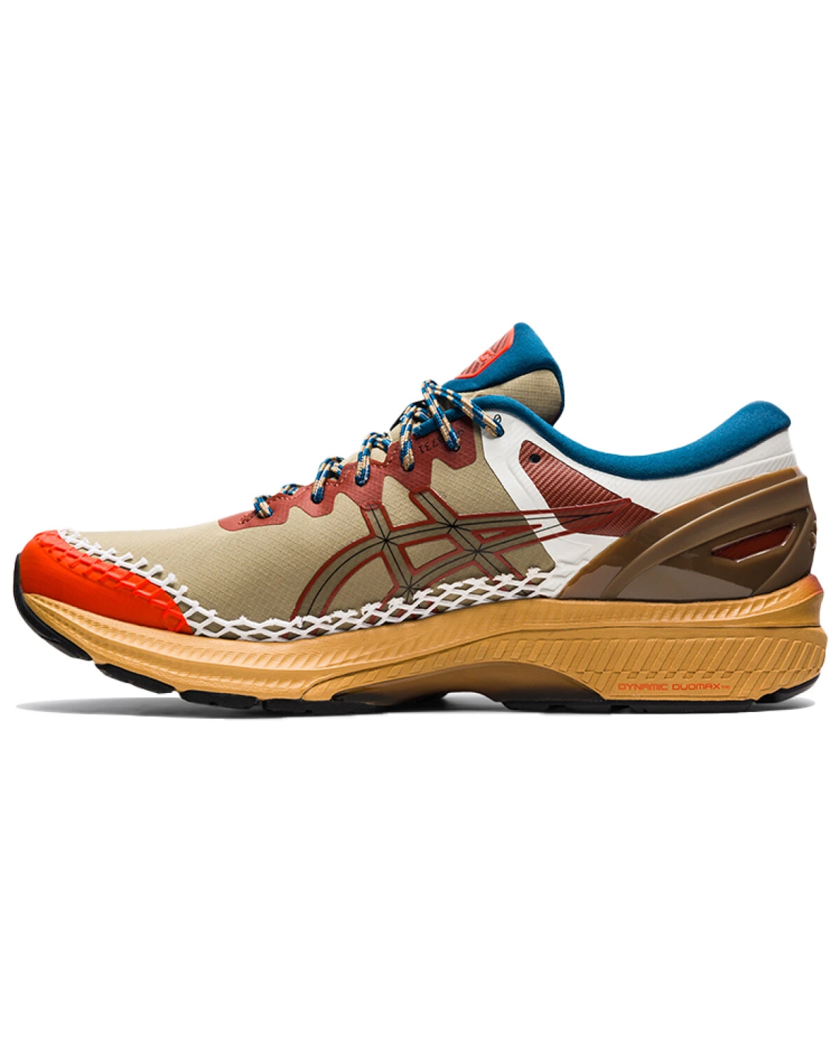 Asics Gel-Kayano 27 мужские кроссовки беговые бежевые с амортизацией картинка