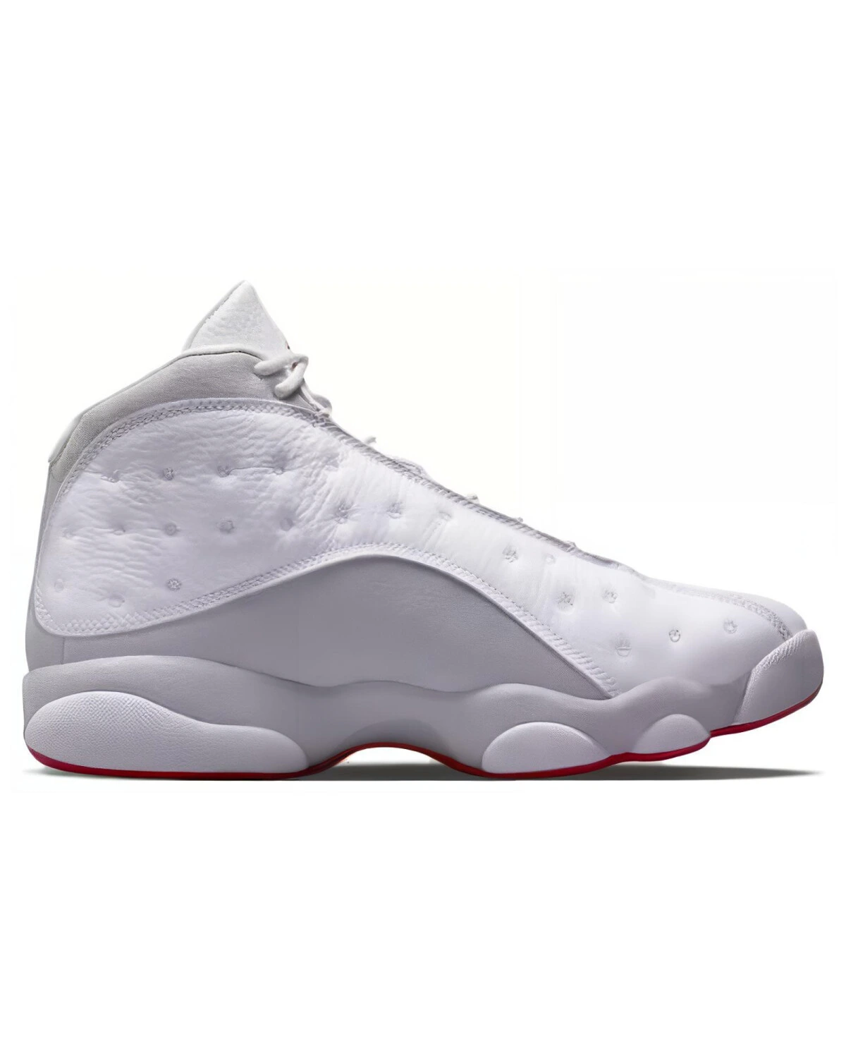 Jordan Air Jordan 13 унисекс кроссовки кожаные бело-серые картинка