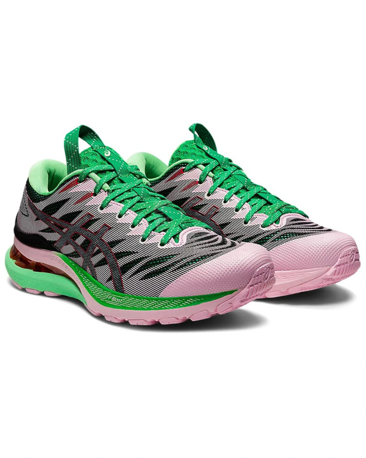 Asics Gel-Kayano 28 женские повседневные кроссовки из ткани серо-розовые картинка