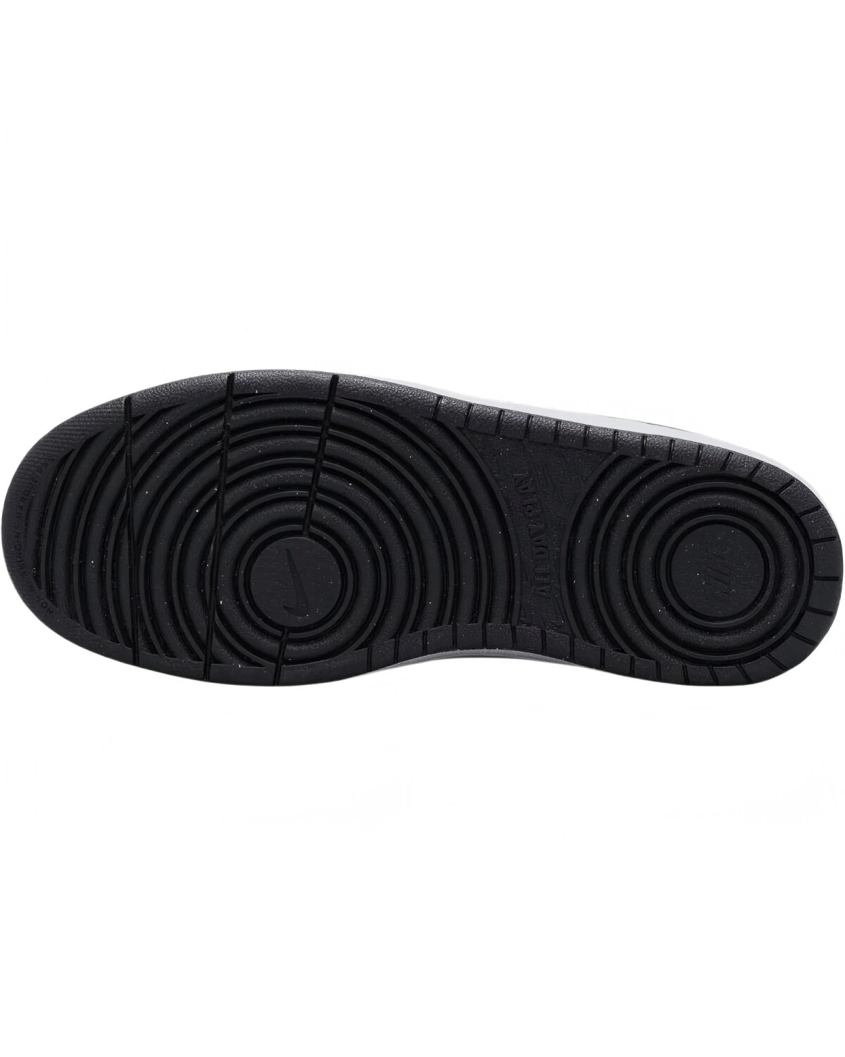 Nike Court Borough детские кеды черно-розовые синтетические повседневные картинка