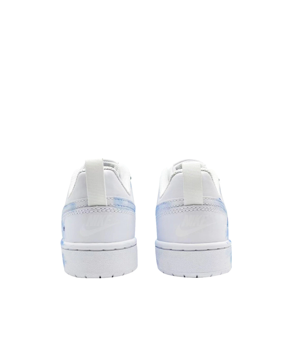 Nike Court Borough детские кроссовки сине-белые повседневные с амортизацией картинка