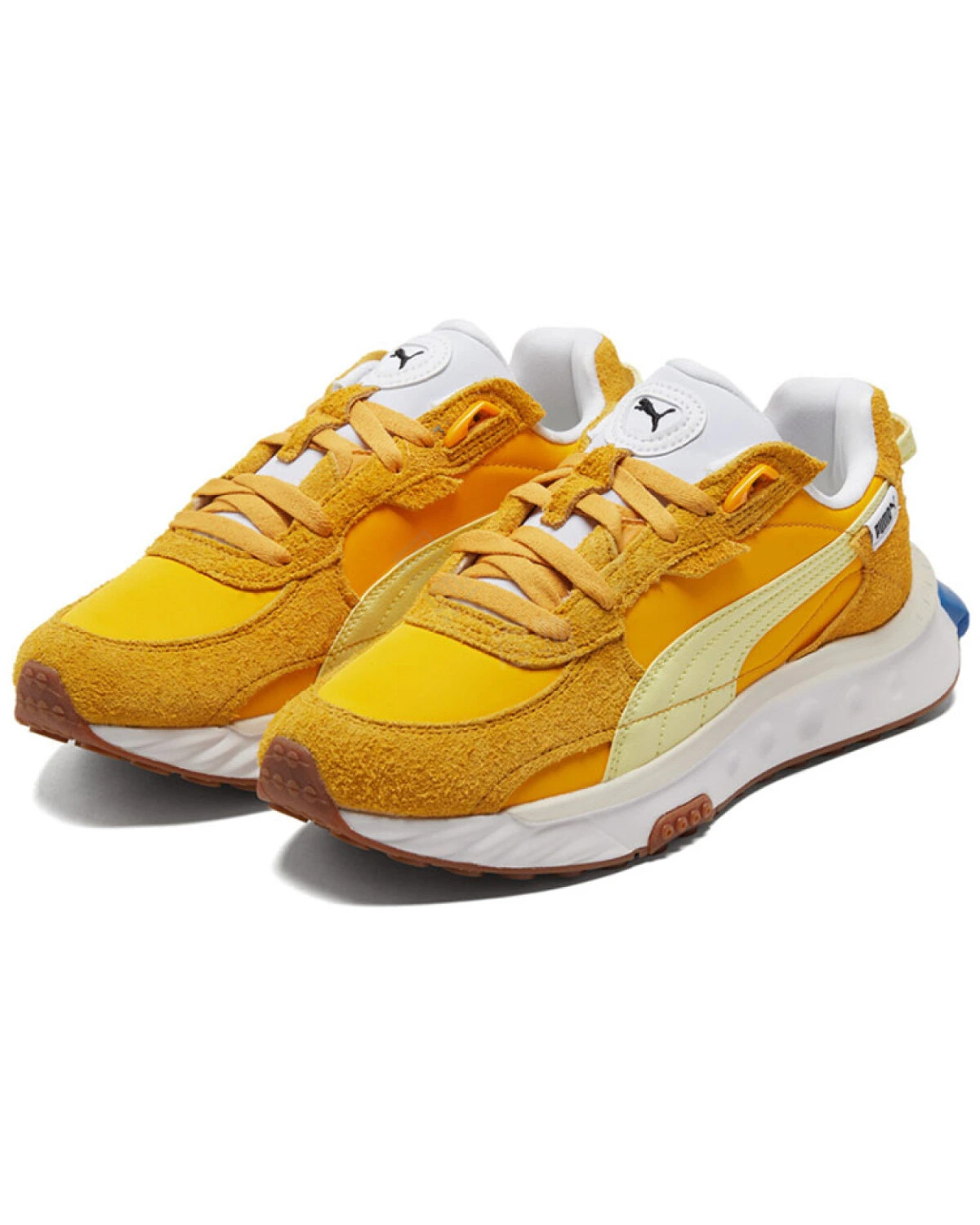 PUMA Wild Rider Rollin Vintage мужские и женские кроссовки износостойкие легкие желтые картинка
