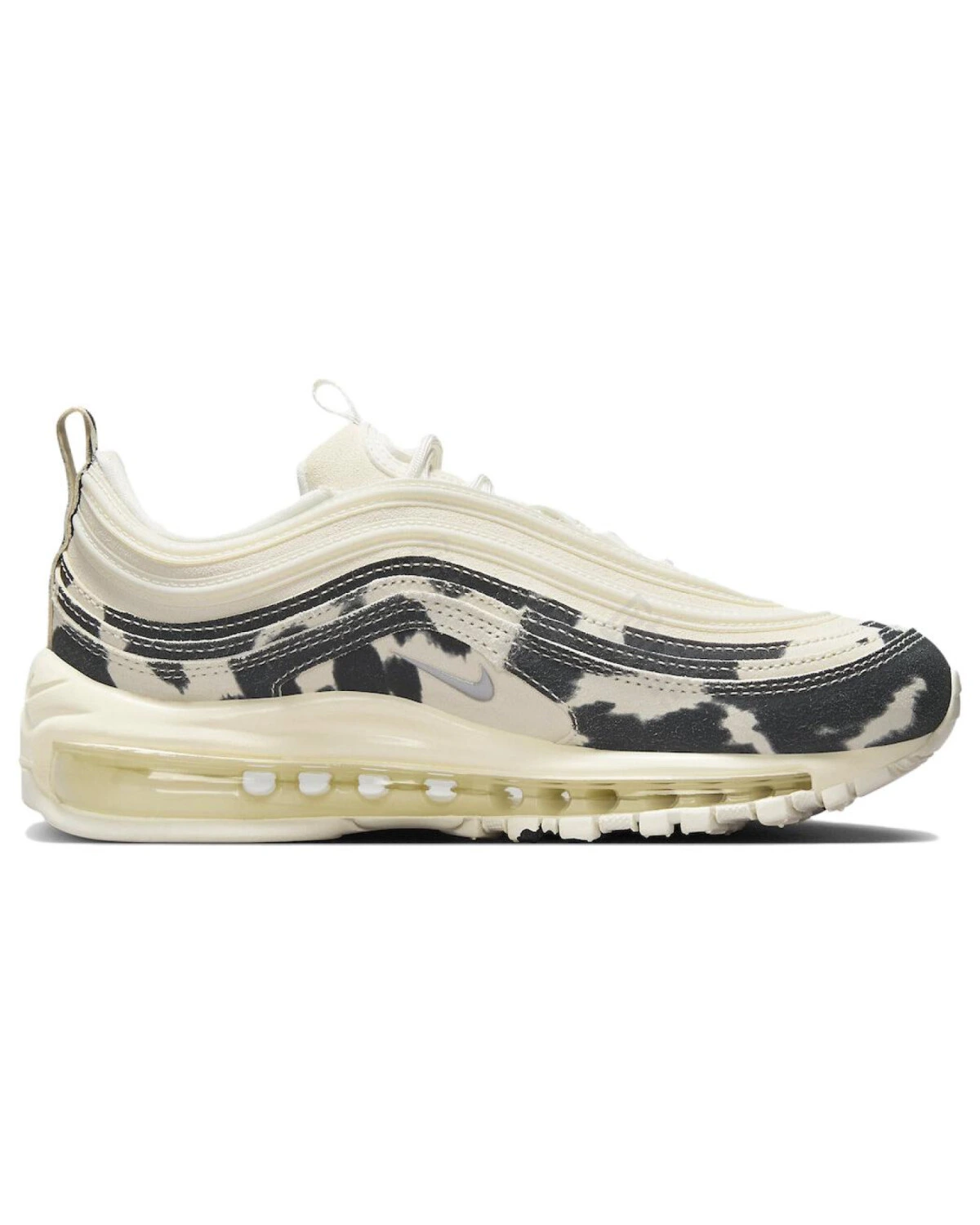 Nike Air Max 97 “Cow Print” женские повседневные кроссовки бело-черные картинка