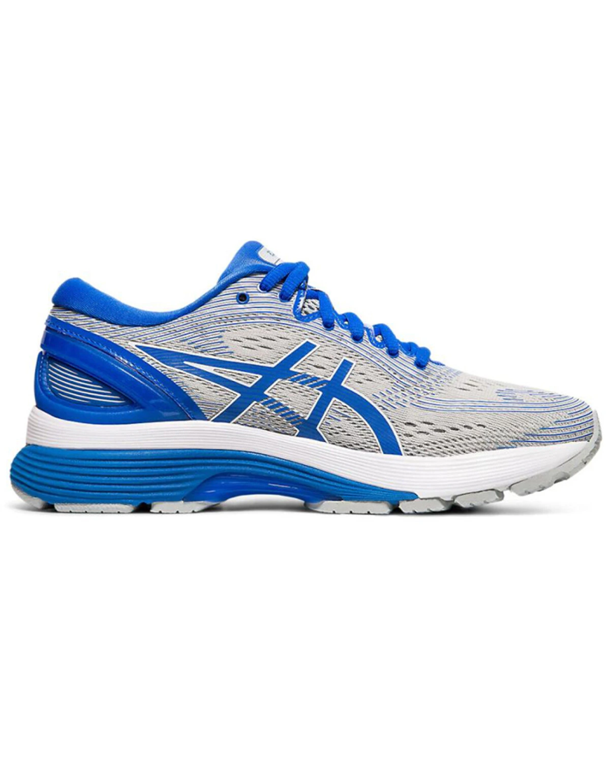 Asics GEL-Nimbus 21 Lite-Show женские кроссовки для бега серо-голубые картинка