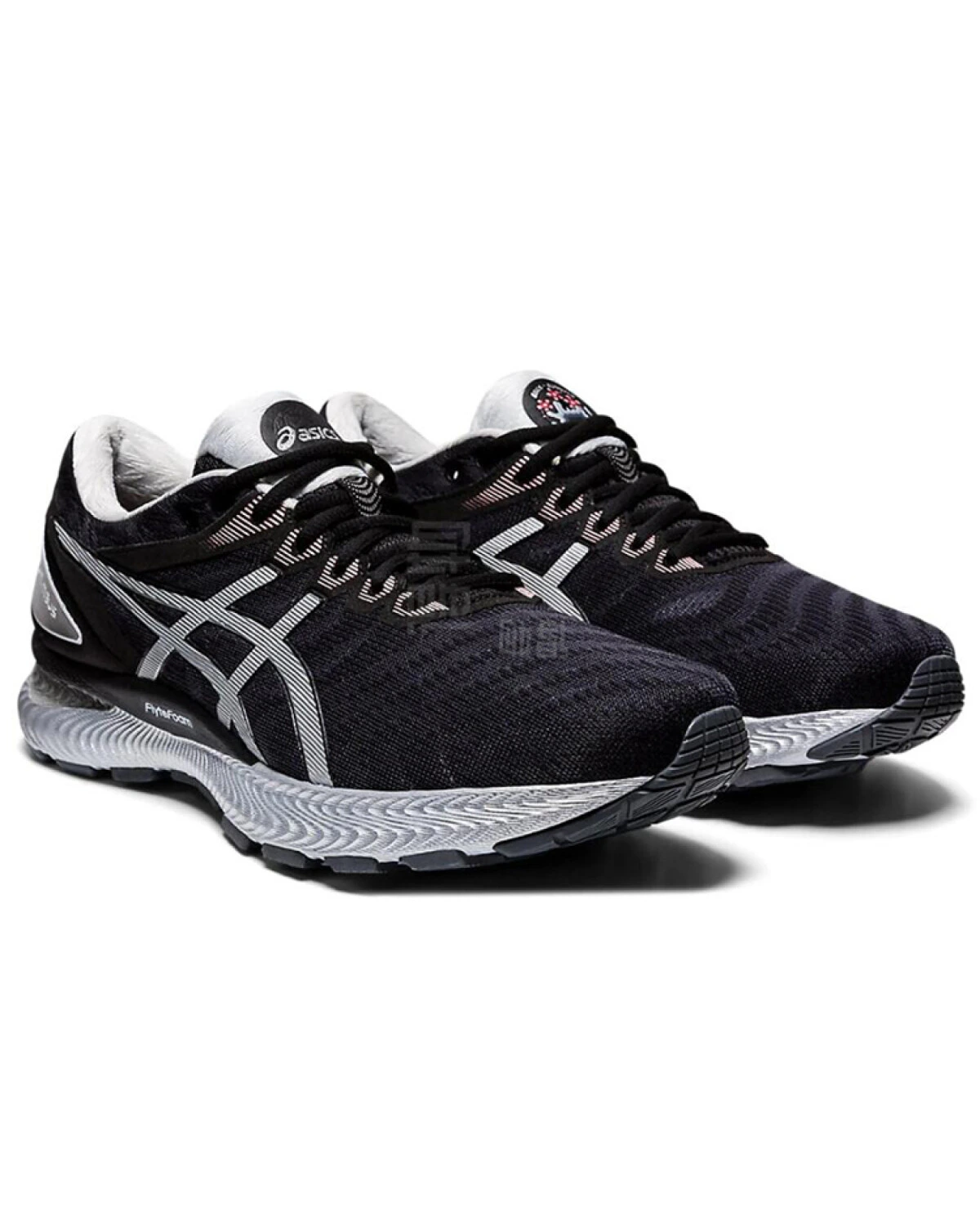 Asics GEL-Nimbus 22 мужские кроссовки для бега с амортизацией черно-серебристые картинка