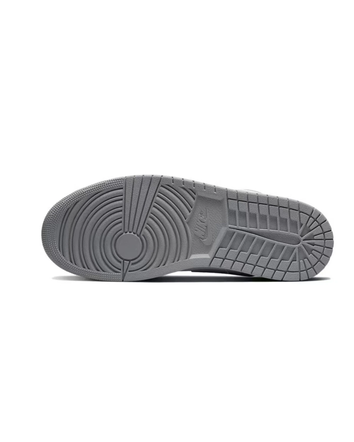 Jordan Air Jordan 1 low-top мужские кроссовки серо-белые картинка