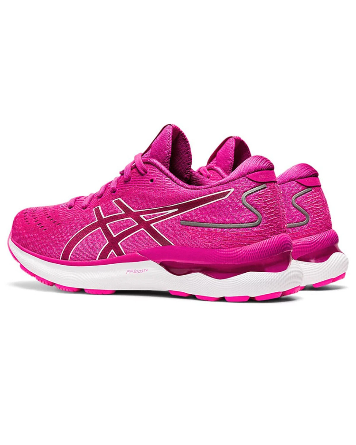Asics GEL-Nimbus 24 женские кроссовки для марафона с амортизацией розовые картинка