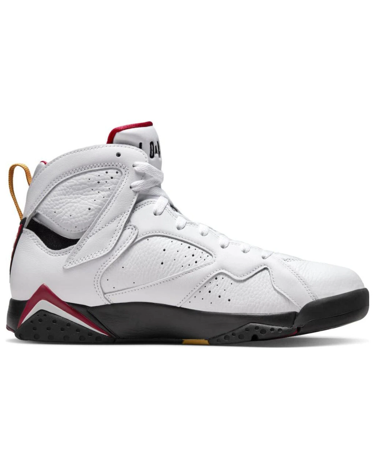 Jordan Air Jordan 7 унисекс кроссовки кожаные белые с черно-красными деталями картинка