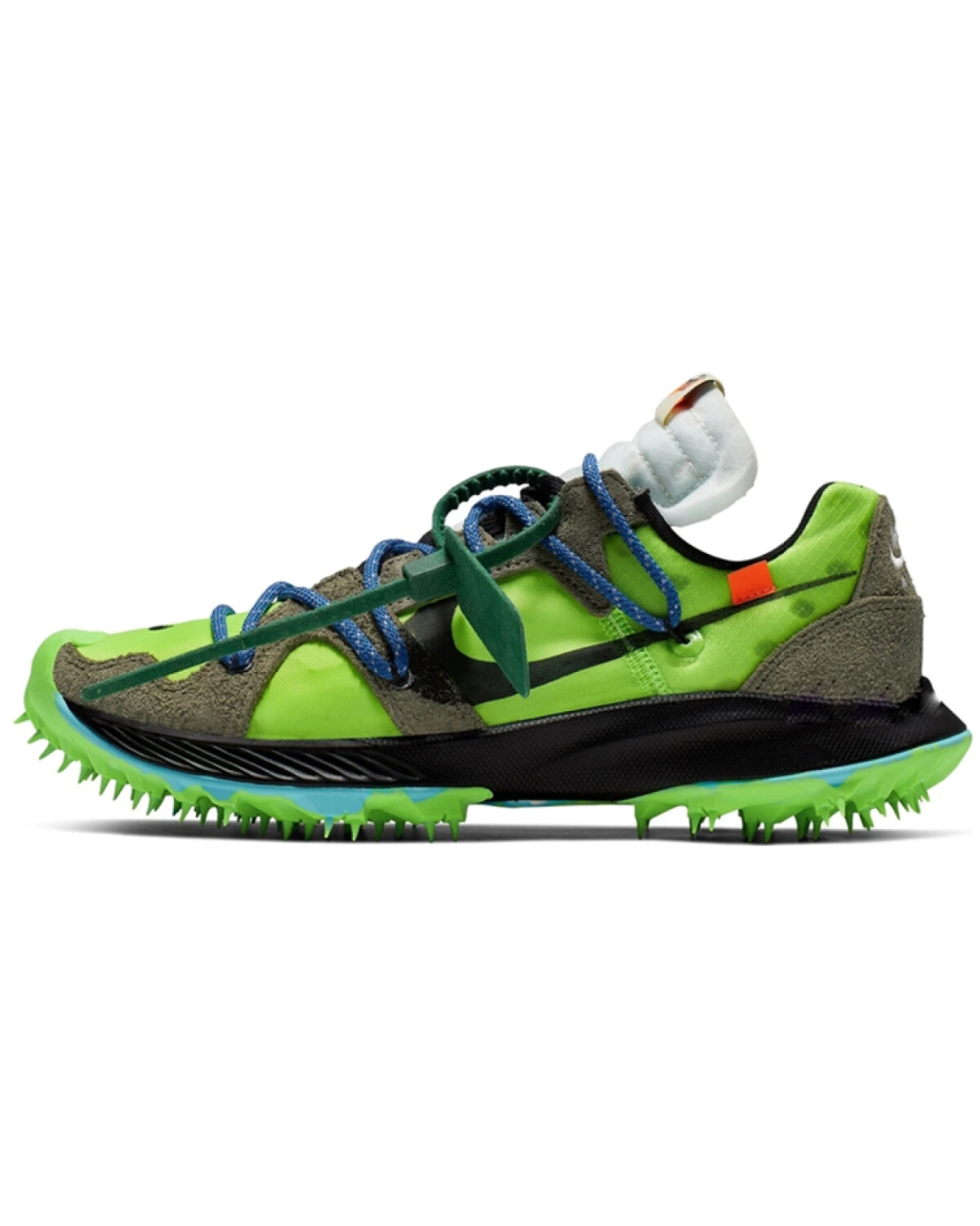 Nike Air Zoom Terra Kiger 5 женские кроссовки для бега по тропам серо-зеленые с технологией Zoom картинка