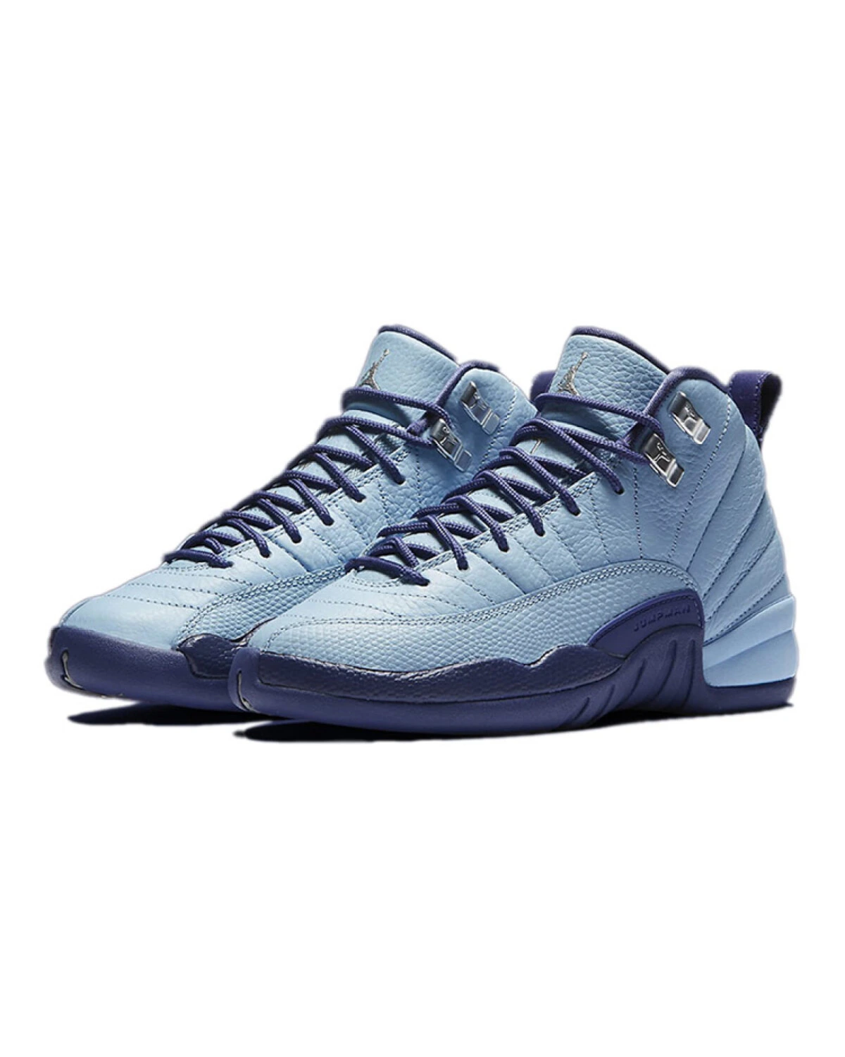 Jordan Air Jordan 12 Retro GG "Hornets" детские баскетбольные кроссовки высокие сине-фиолетовые картинка