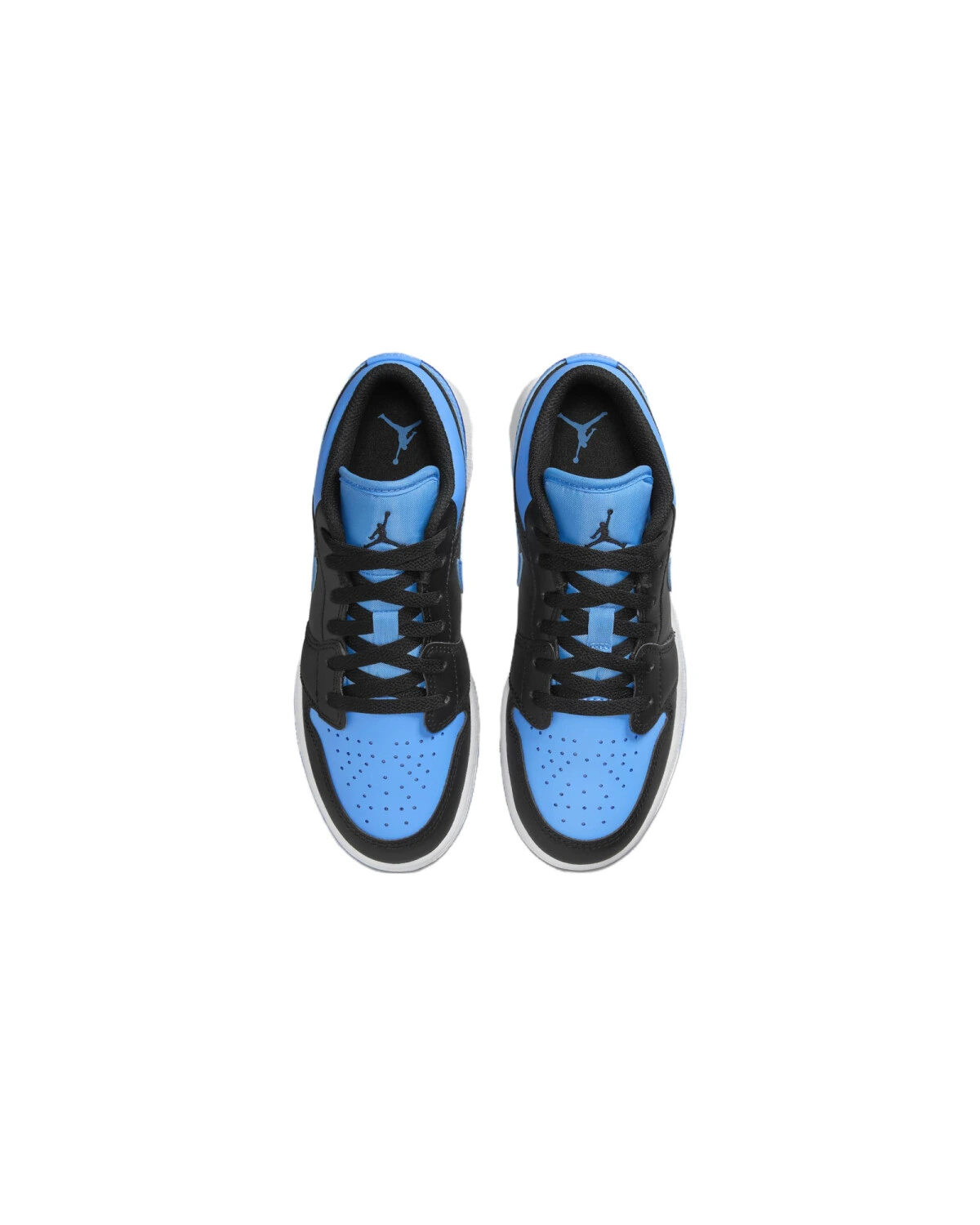 Jordan Air Jordan 1 детские кроссовки кожаные сине-черные картинка