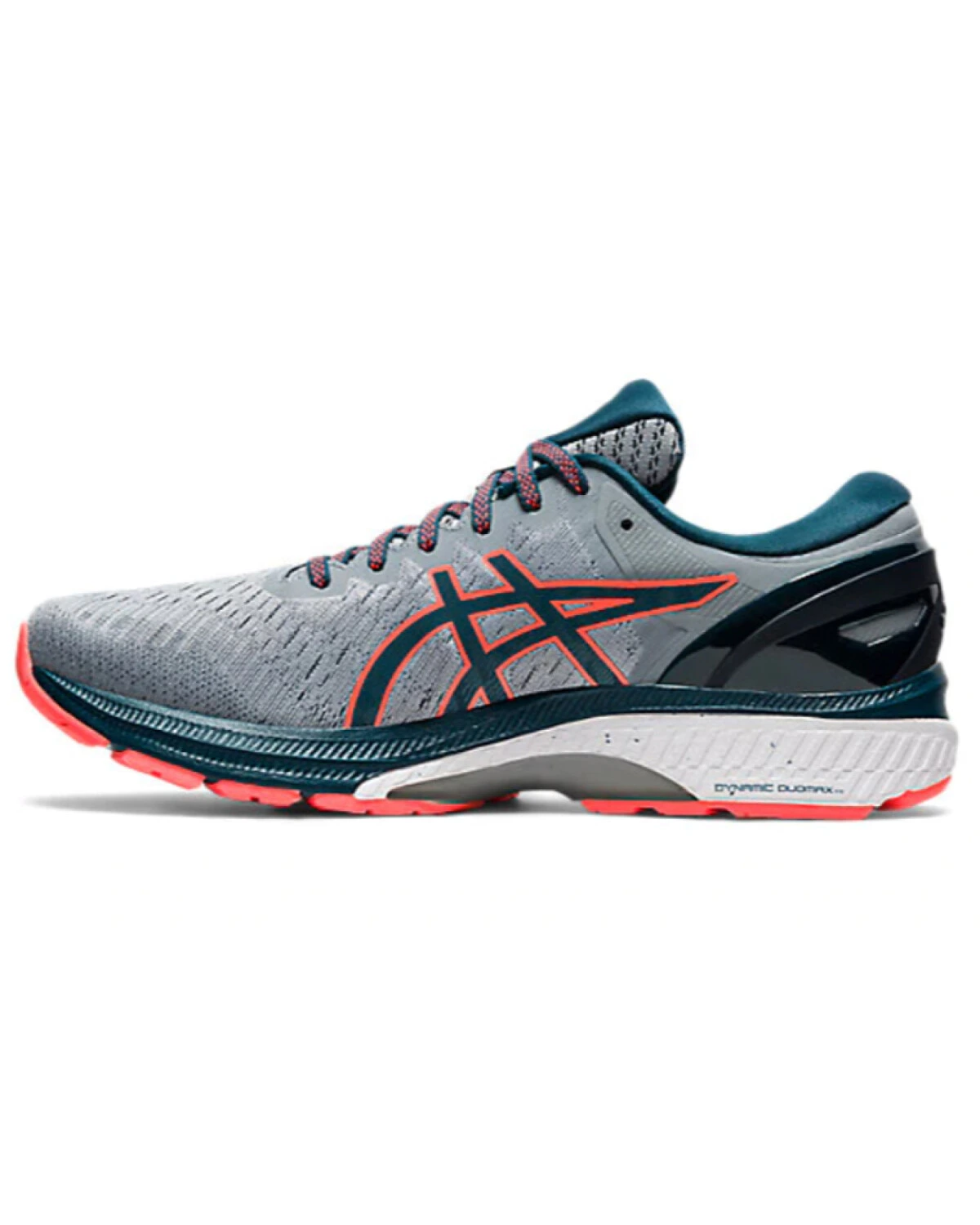 Asics Gel-Kayano 27 мужские спортивные кроссовки с амортизацией серо-голубые картинка
