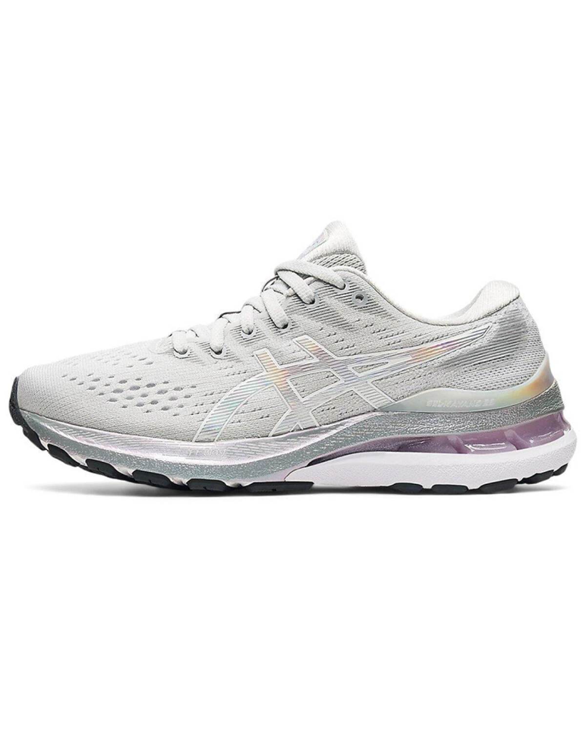 Asics Gel-Kayano 28 женские кроссовки для бега с амортизацией серые картинка