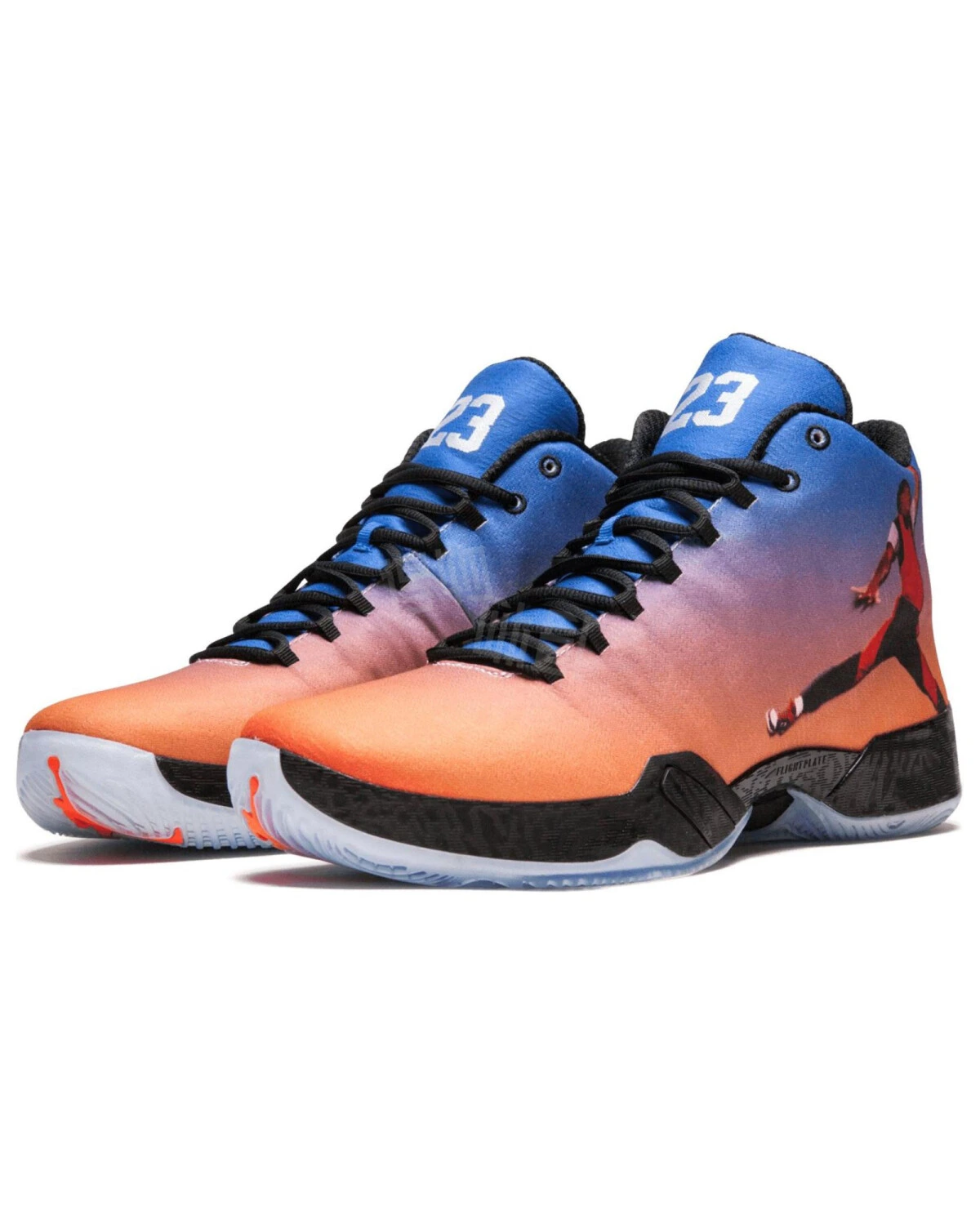 Jordan Air Jordan 29 Photo Reel мужские баскетбольные кроссовки высокие оранжевые картинка