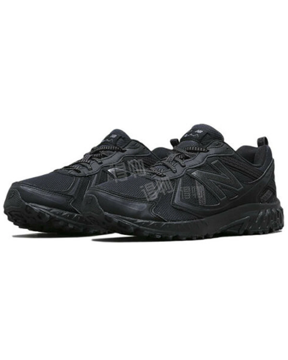 New Balance NB 410 V5 унисекс кроссовки текстиль и кожа черные картинка