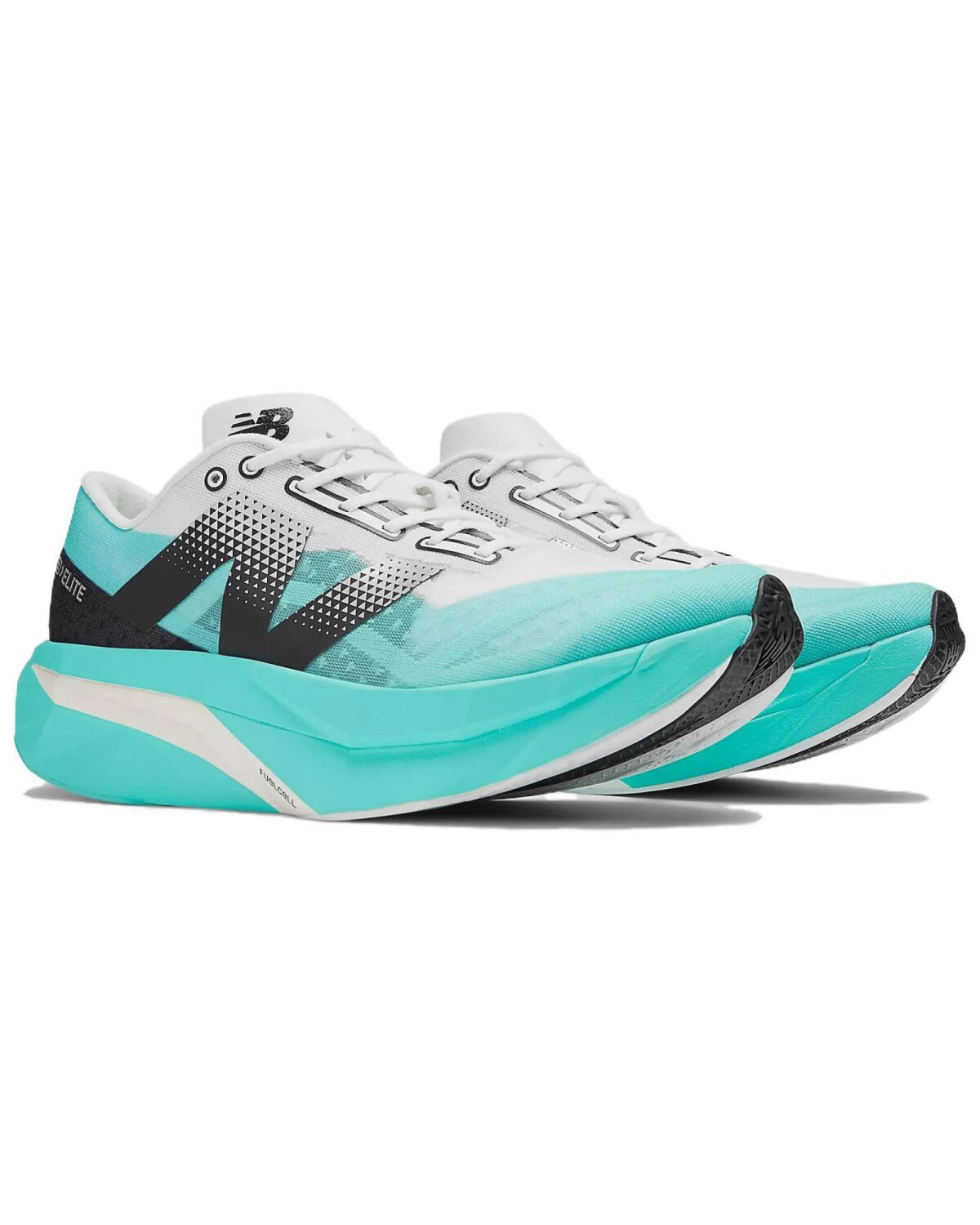 New Balance Elite v4 унисекс беговые кроссовки с амортизацией FuelCell бирюзовые картинка