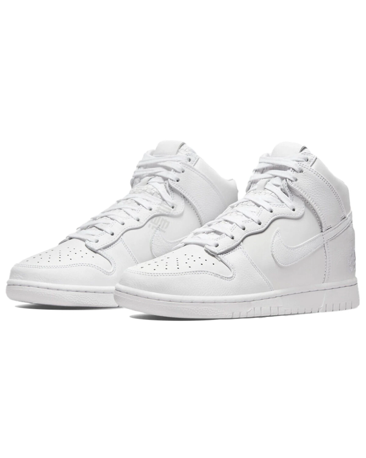 Nike Dunk High Retro PRM унисекс высокие кроссовки белые кожаные картинка