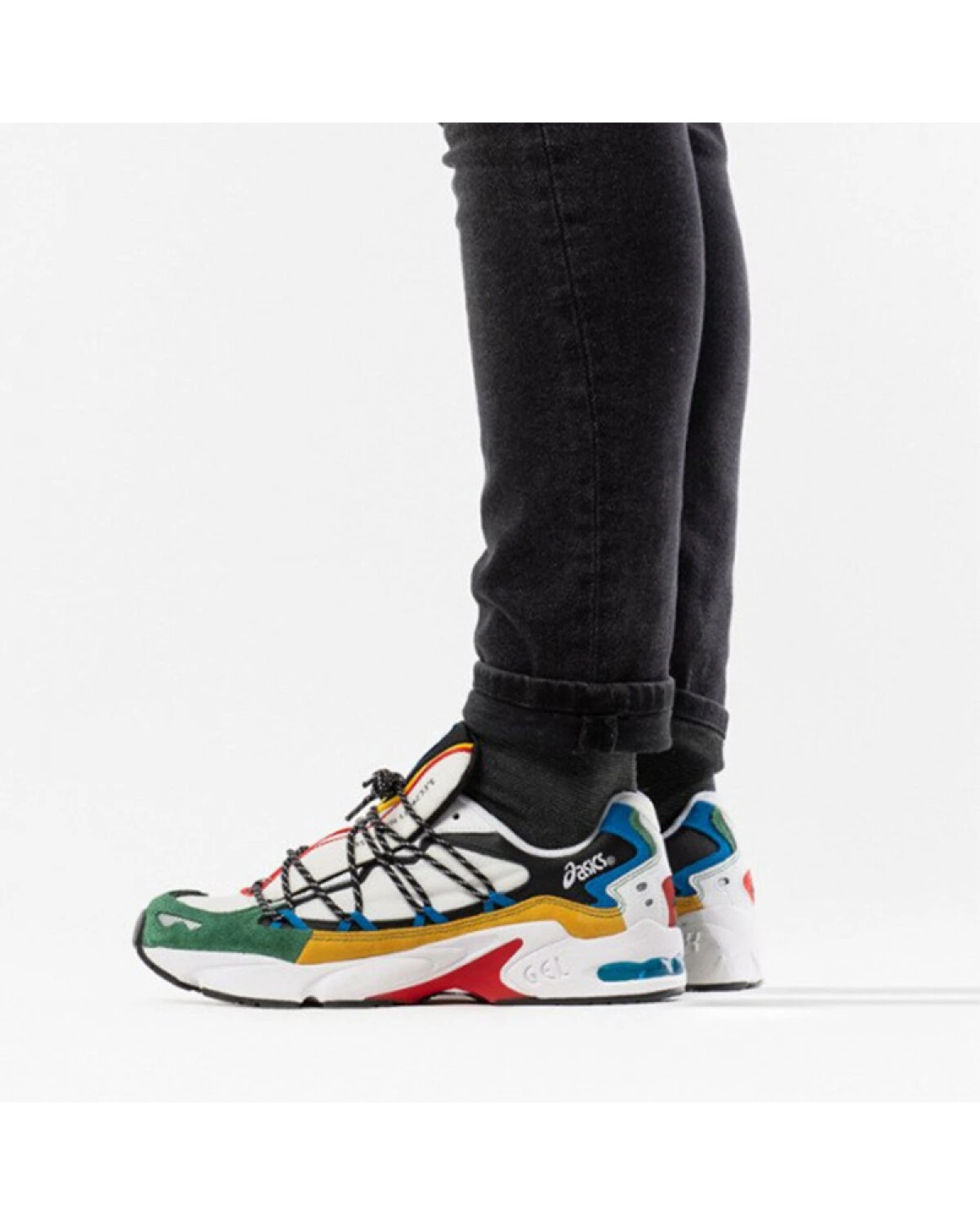 Asics Gel-Kayano 5 мужские кроссовки белые из замши и искусственной кожи картинка