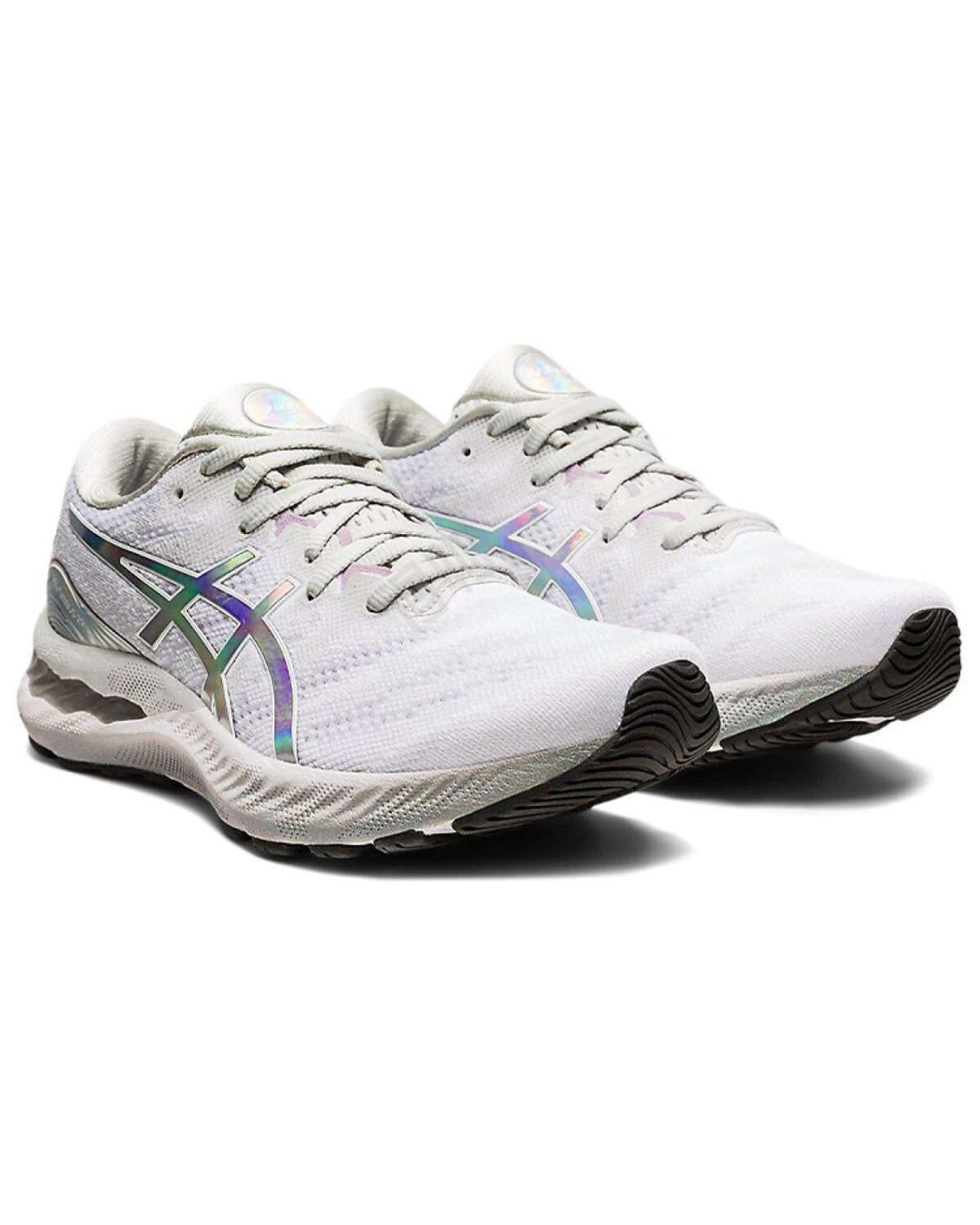 Asics GEL-Nimbus 23 Platinum женские кроссовки для бега серые картинка