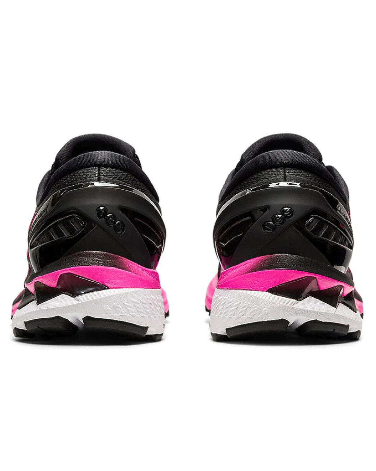 Asics Gel-Kayano 27 женские кроссовки для бега черно-розовые картинка