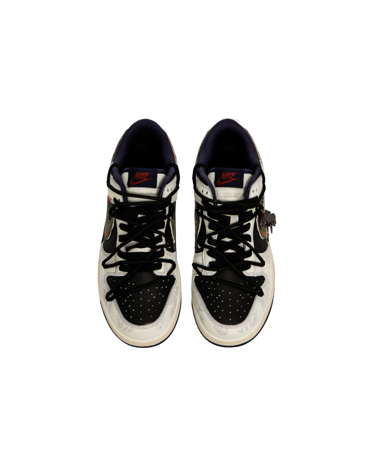 Nike Dunk Digimon мужские кроссовки нескользящие черные картинка