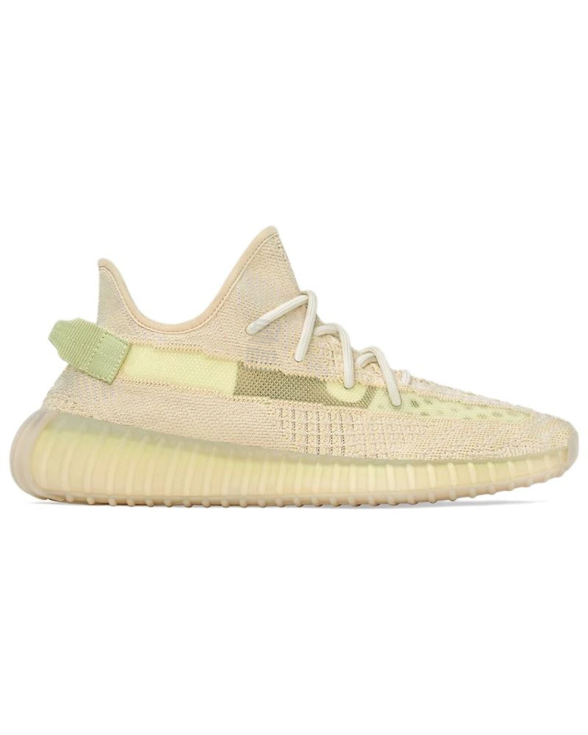 Adidas Originals Yeezy Boost 350 V2 Flax кроссовки повседневные бежевые картинка