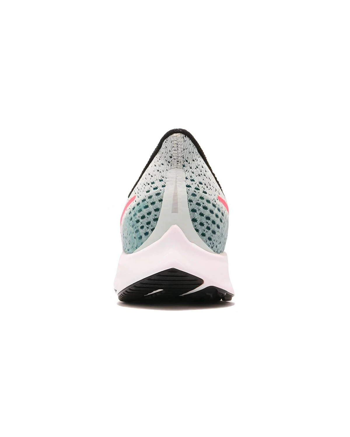 Nike Pegasus 35 детские кроссовки для бега белые с зелено-розовыми вставками картинка