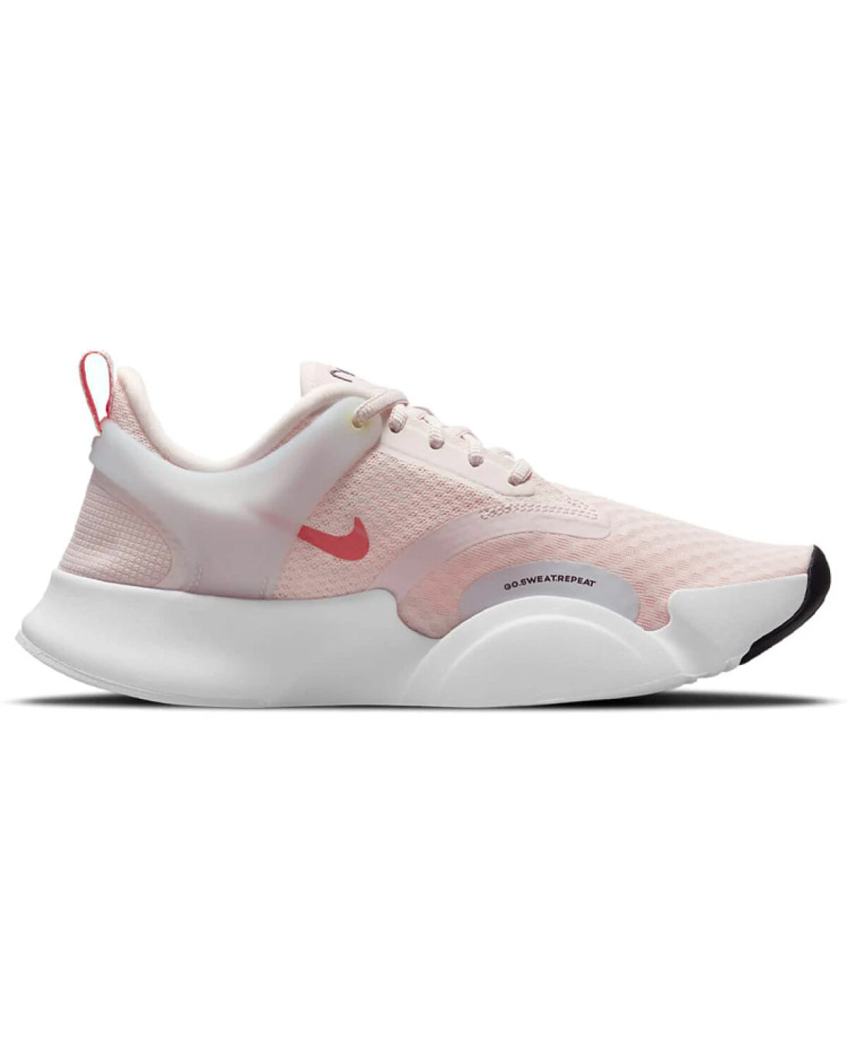 Nike SuperRep Go 2 женские спортивные кроссовки легкие и дышащие розово-белые картинка