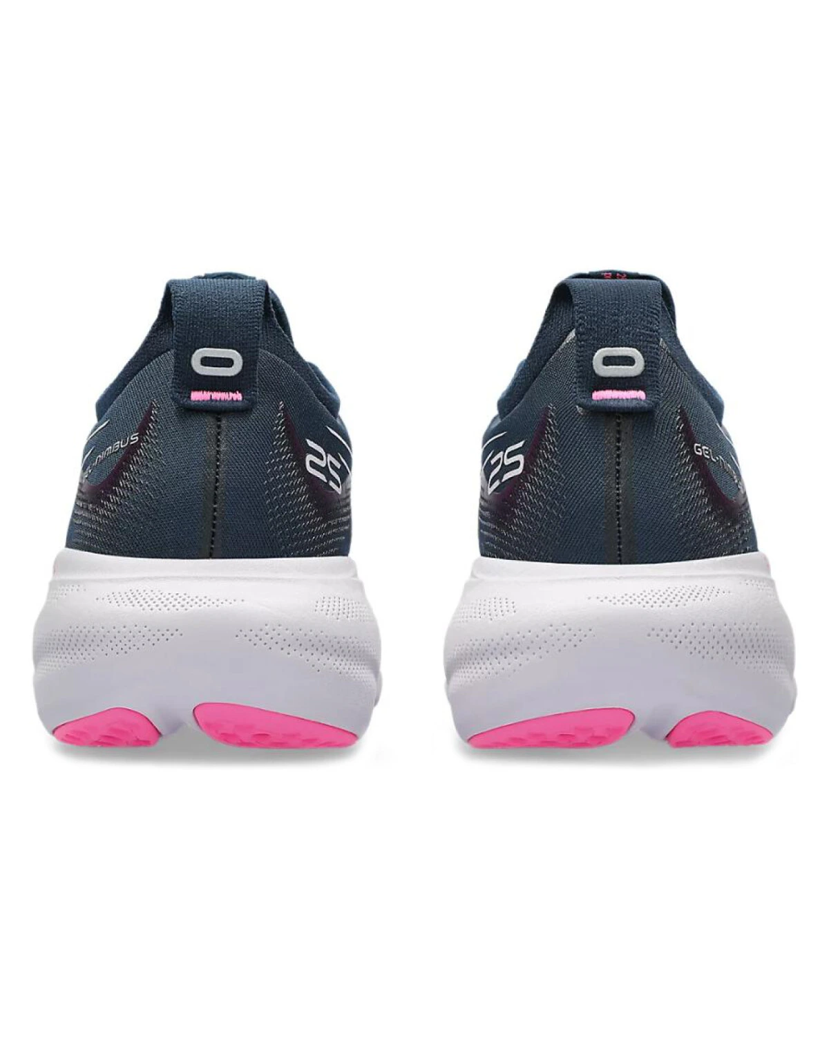 Asics GEL-Nimbus 25 женские спортивные кроссовки для бега черно-розовые картинка