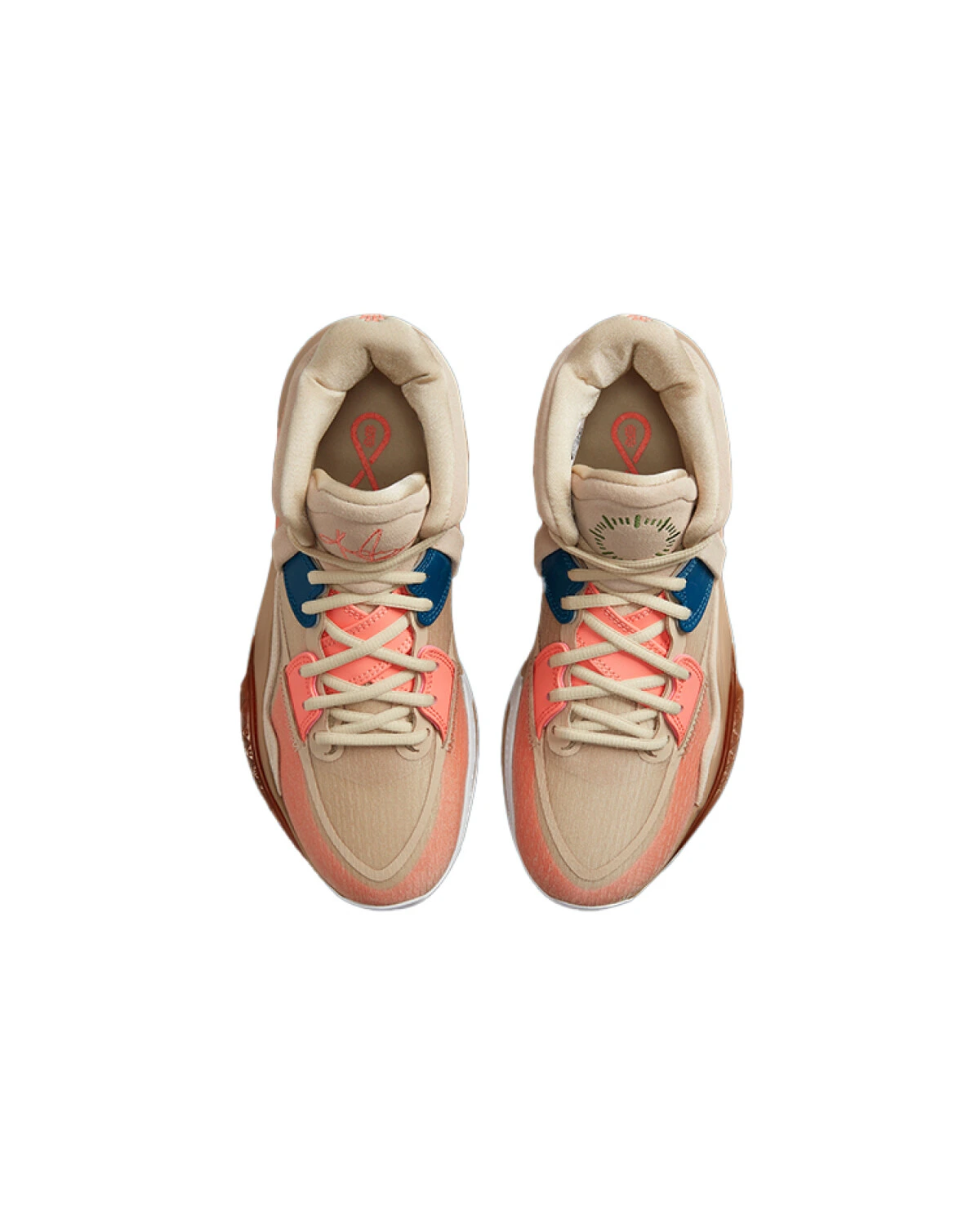 Nike Kyrie Infinity мужские и женские баскетбольные кроссовки из текстиля бежевого цвета картинка