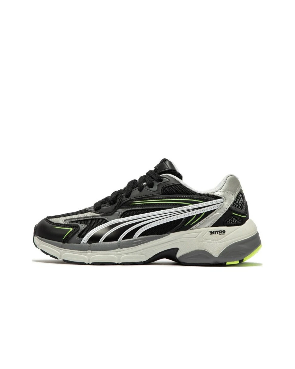 PUMA Teveris Nitro черные кроссовки с шнуровкой и износостойкими свойствами картинка