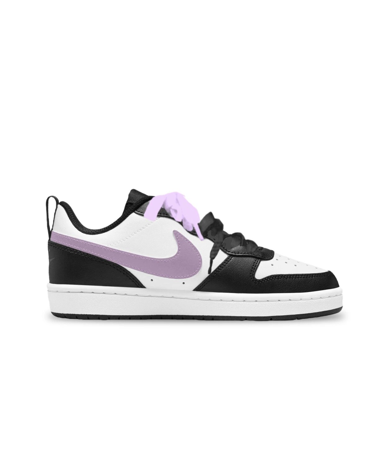 Nike Court Borough детские кеды фиолетовые синтетические картинка