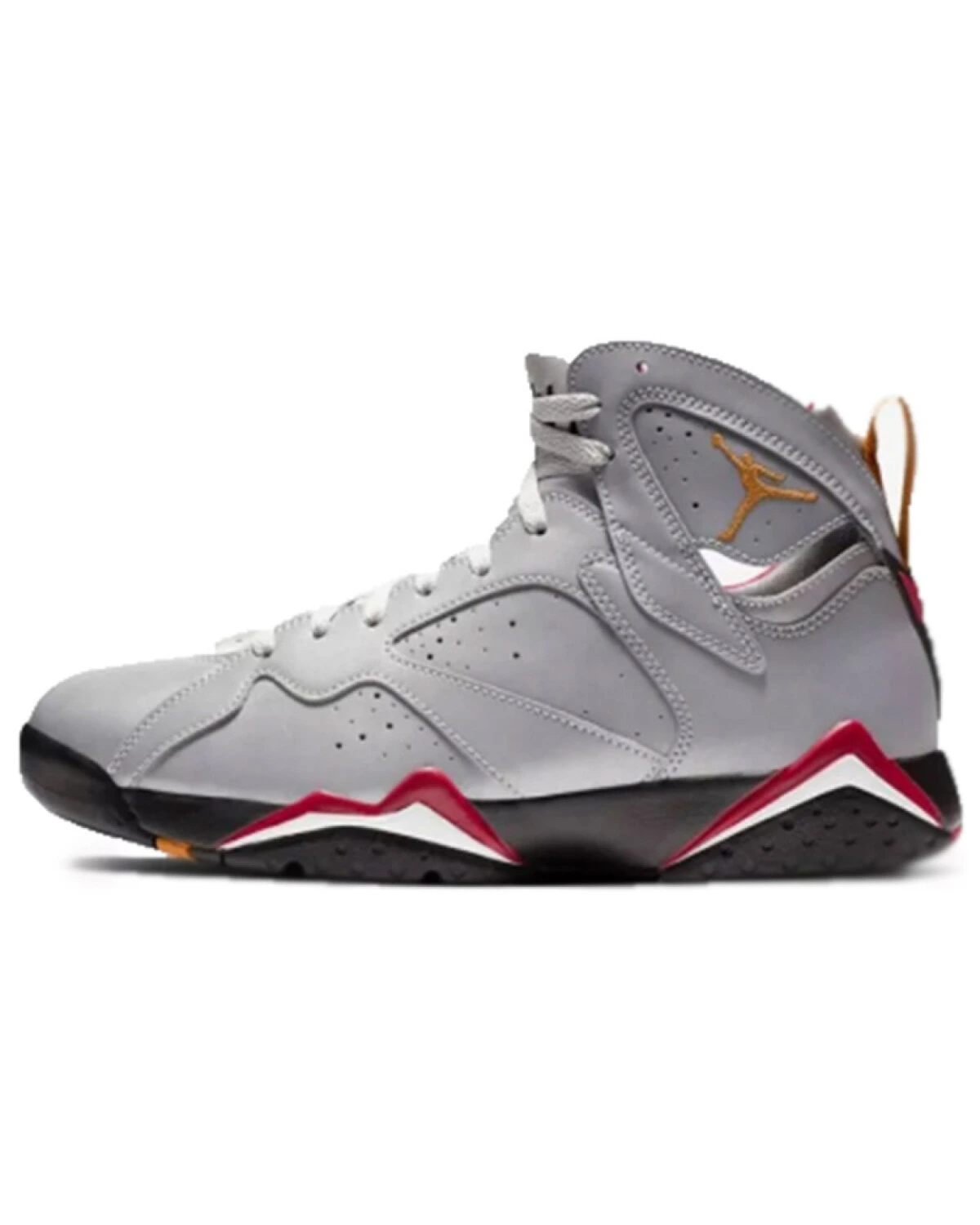 Jordan Air Jordan 7 унисекс высокие кроссовки лакированная кожа серый картинка