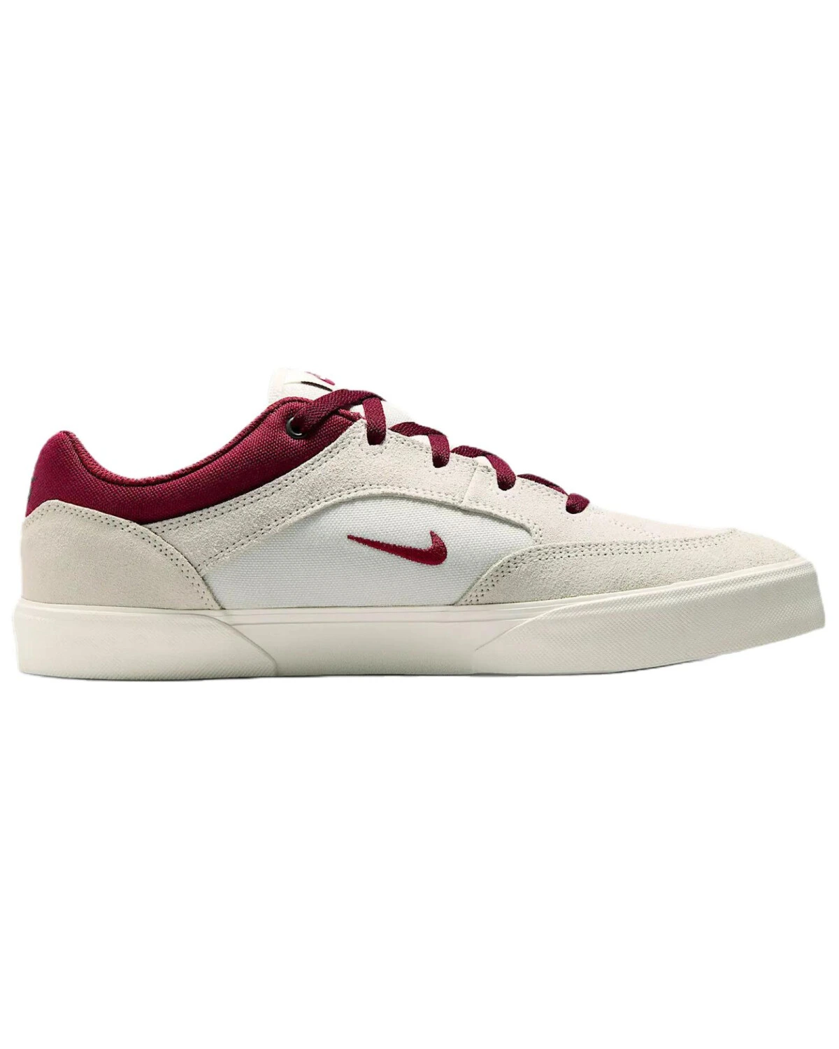 Nike SB Malor unisex кроссовки бежево-красные с шнуровкой картинка