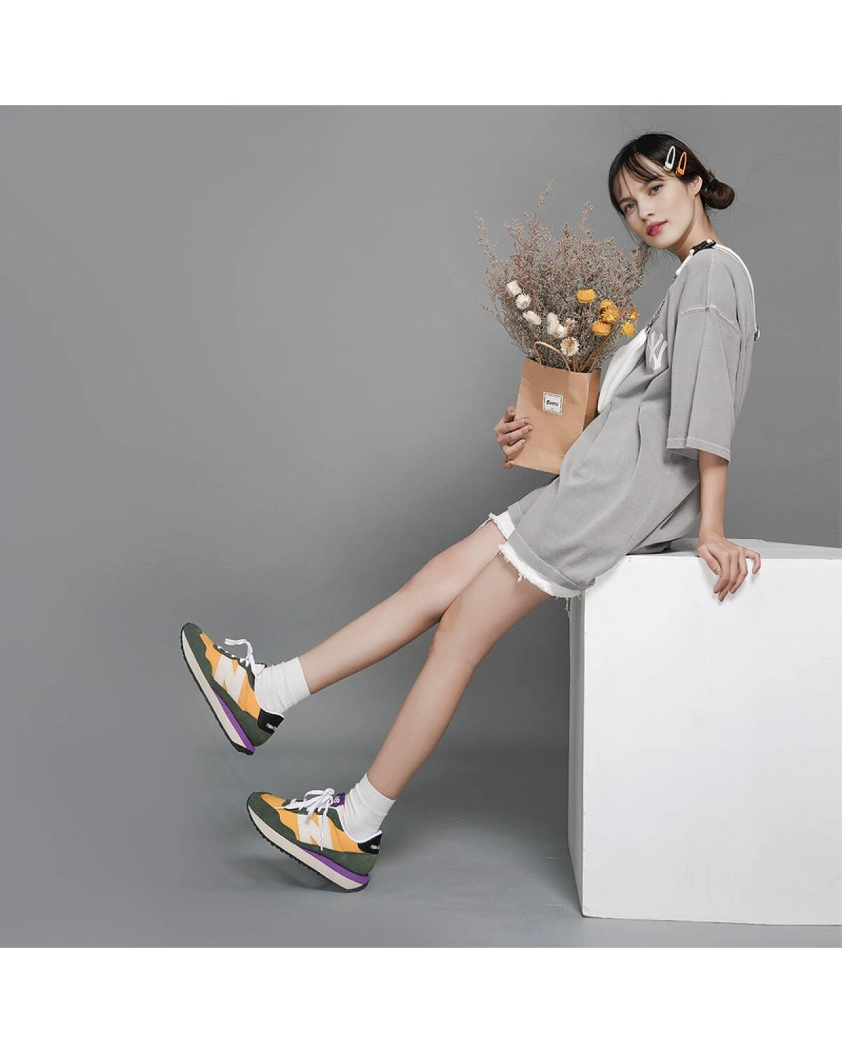 New Balance 237 женские повседневные кроссовки многоцветные картинка
