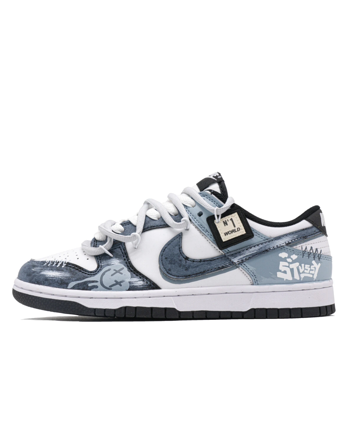Nike Dunk Hip-Hop Party унисекс кроссовки голубые с амортизацией и защитой от скольжения картинка