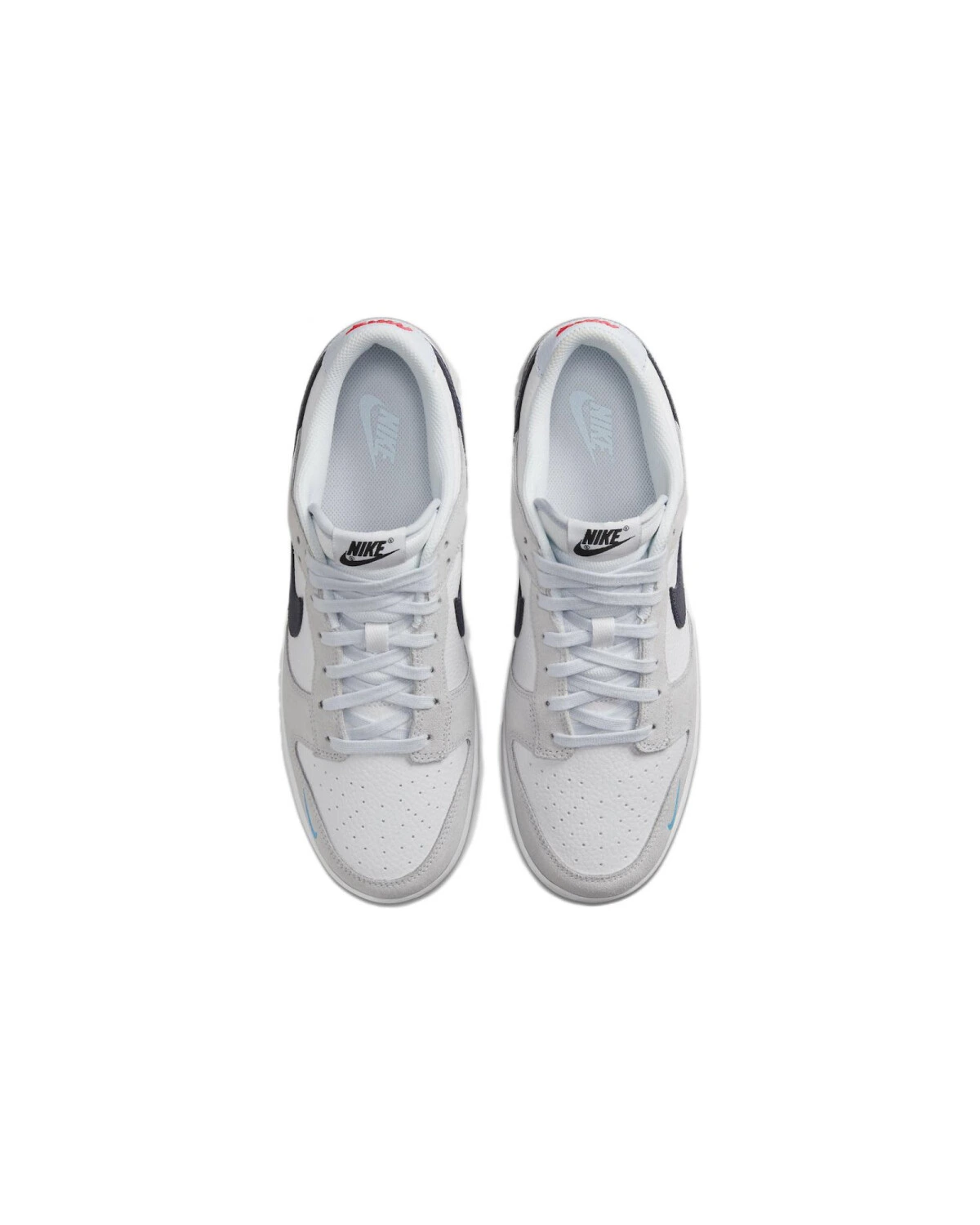 Nike Dunk unisex кроссовки для скейтбординга белые из ткани и синтетической кожи картинка