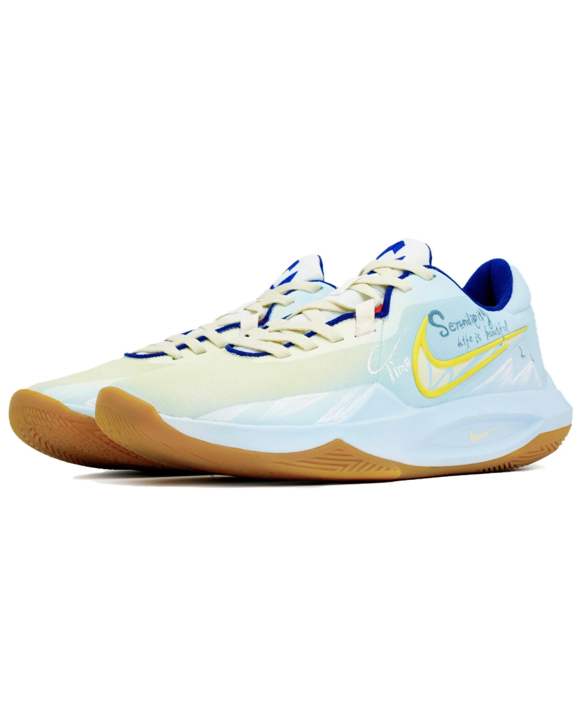 Nike Precision 6 мужские спортивные кроссовки светло-голубые картинка