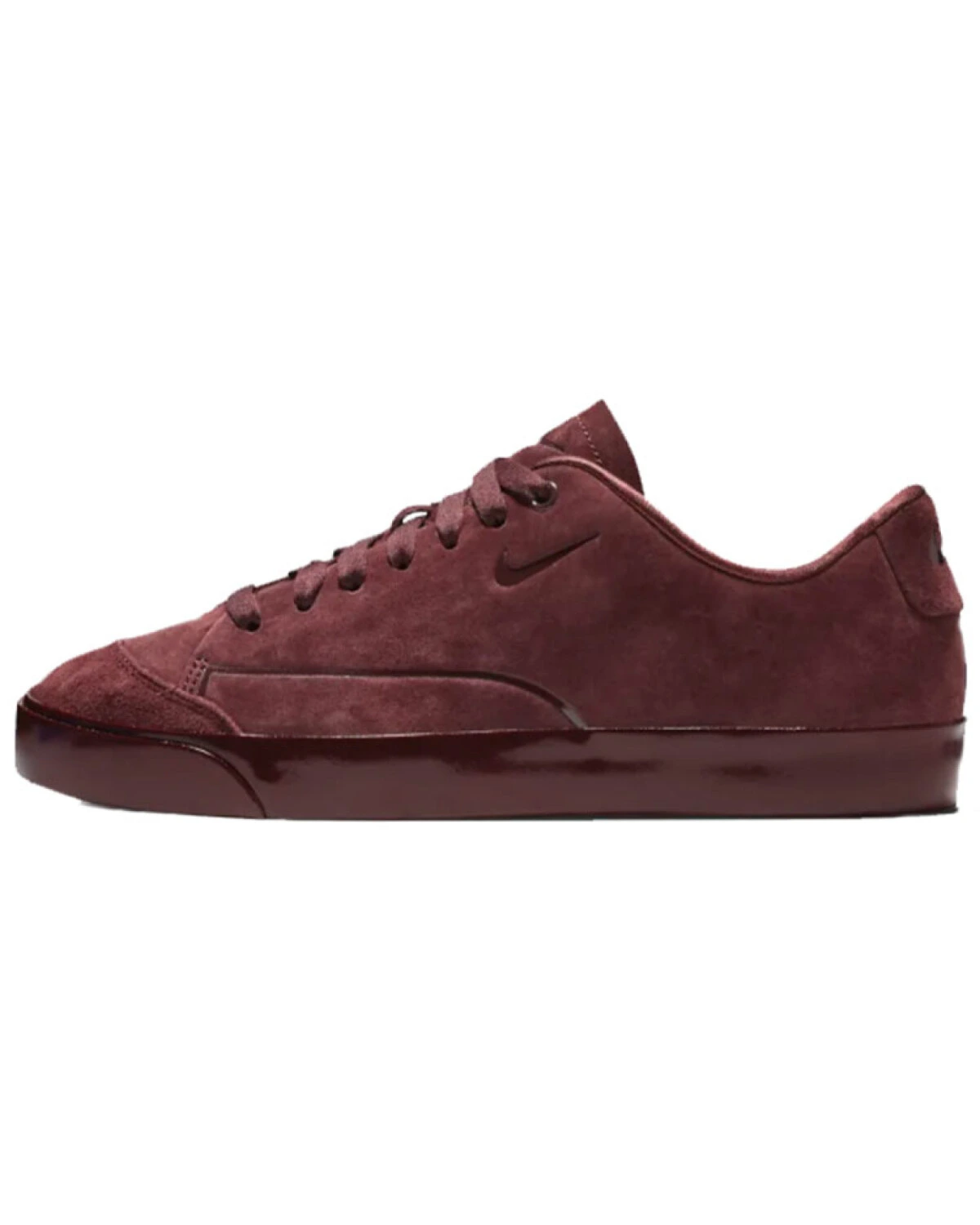 Nike Blazer City LX женские кроссовки ретро теплые бордовые картинка