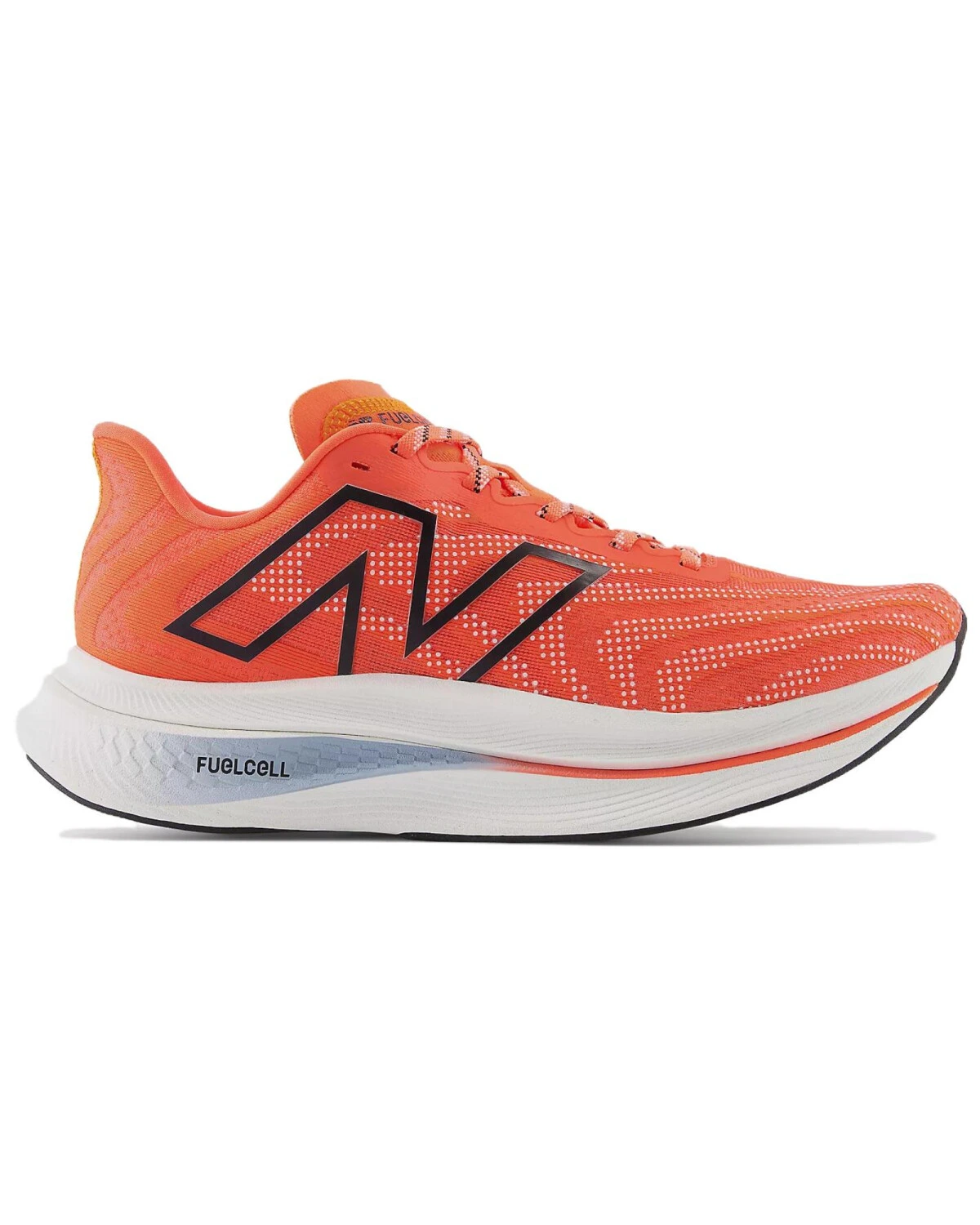 New Balance SC Trainer v2 унисекс кроссовки оранжево-красные из текстиля для повседневной носки картинка