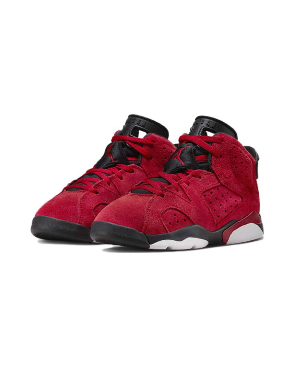 Jordan Air Jordan 6 BP детские баскетбольные кроссовки красно-черные с амортизацией картинка