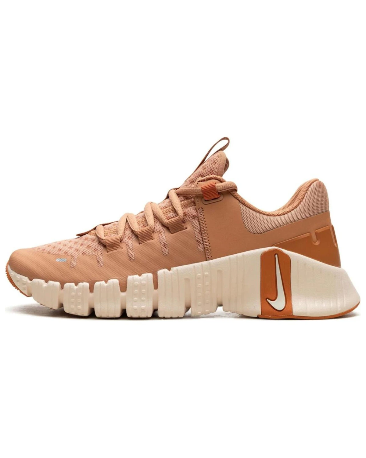 Nike Free Metcon 5 женские кроссовки оранжевые текстильные картинка