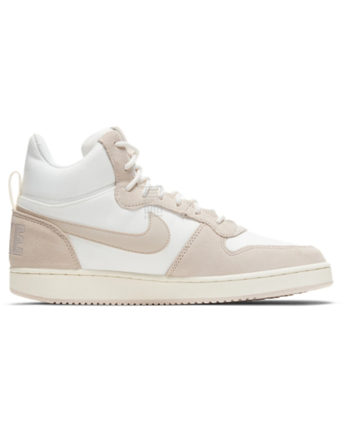 Nike Court Borough Mid Prem женские кроссовки бежевые из текстиля картинка