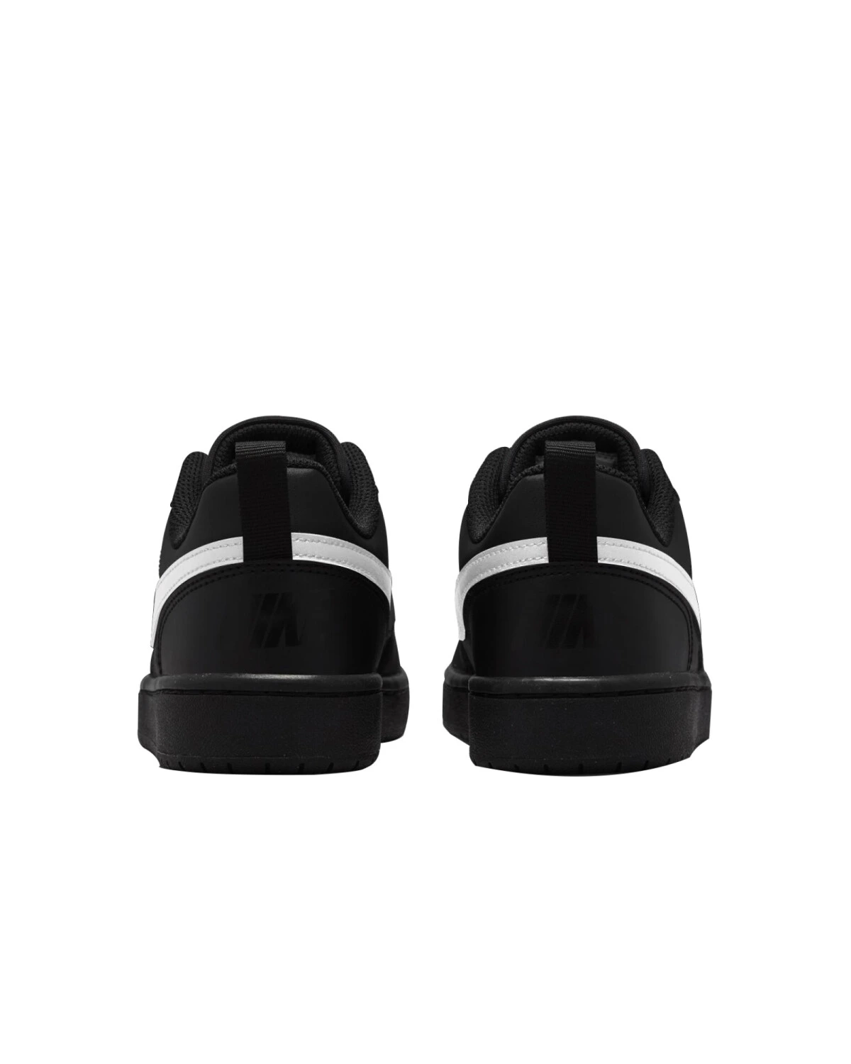 Nike Court Borough детские кеды кожаные бело-красные с принтом картинка