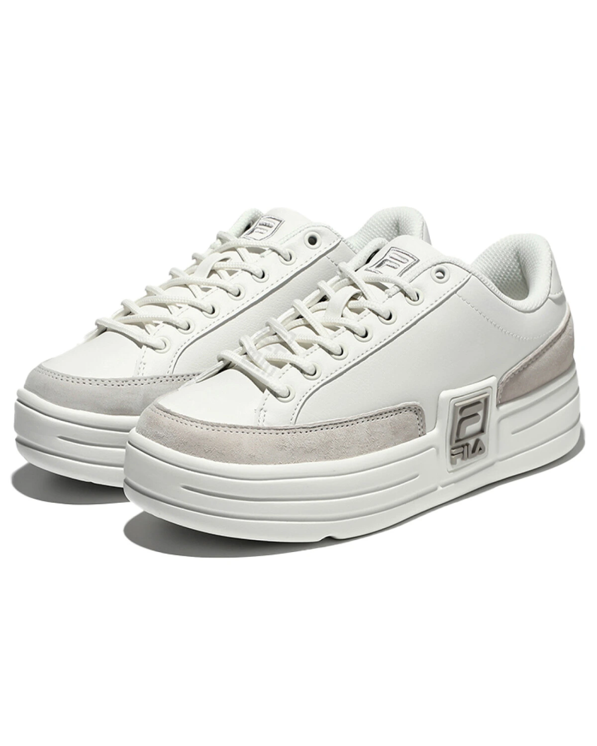 FILA Funky Tennis унисекс кроссовки с толстой подошвой белые картинка