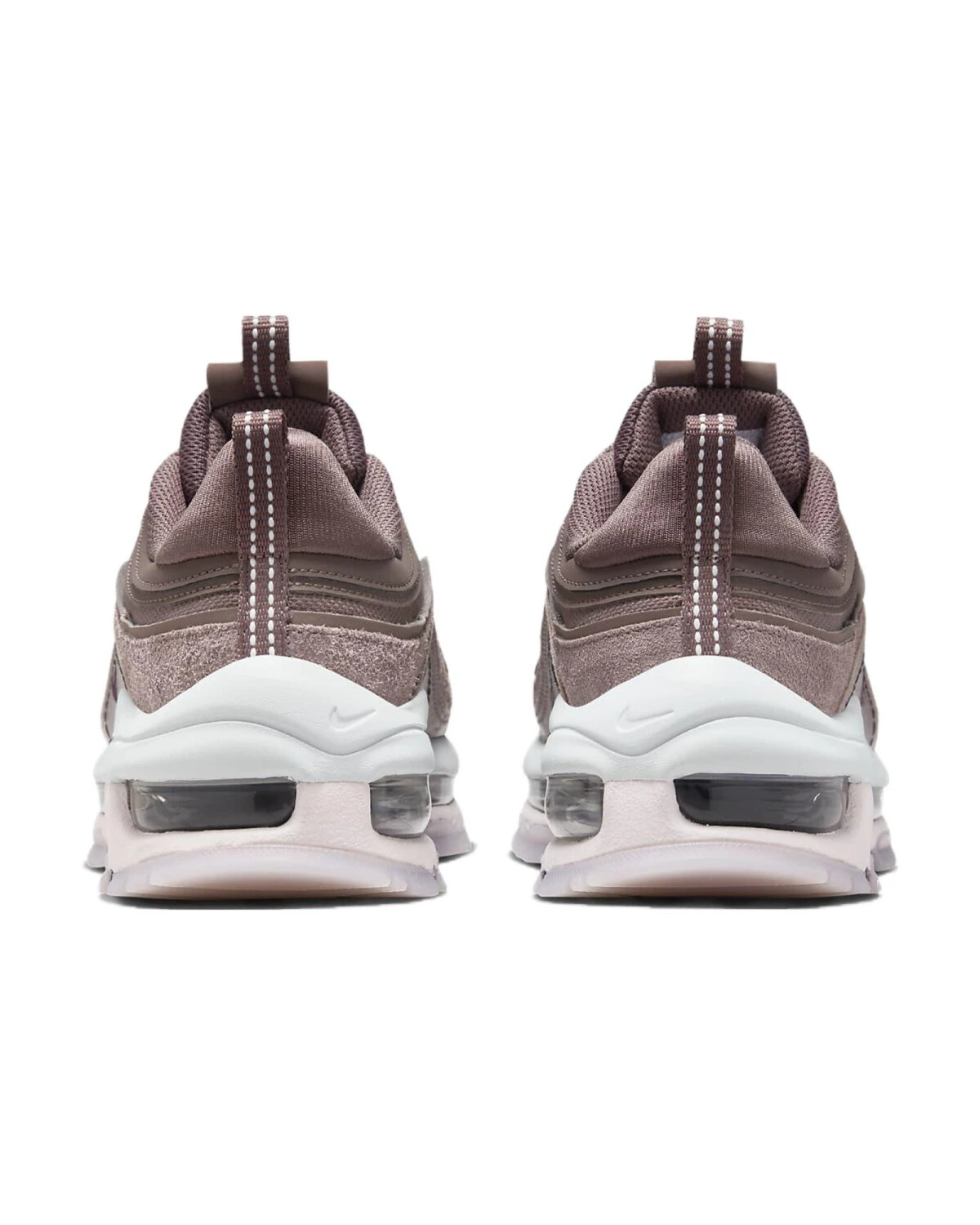 Nike Air Max 97 женские повседневные кроссовки фиолетовые из текстиля и кожи картинка