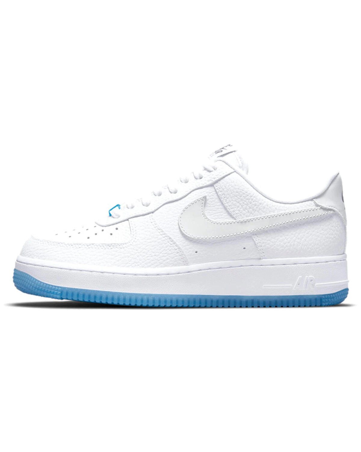 Nike Air Force 1 07 LX UV женские кроссовки белые с голубым картинка