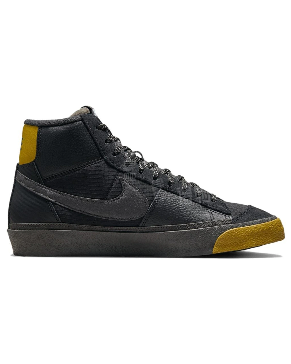 Nike Blazer Pro Club мужские кроссовки черные кожаные картинка