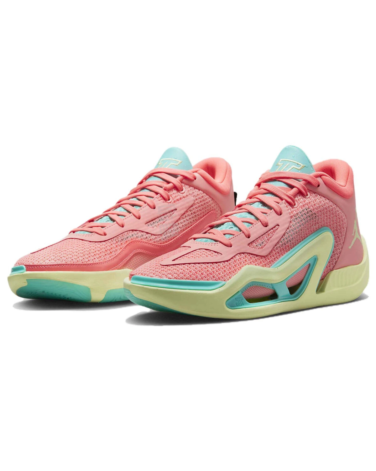 Jordan Tatum 1 "Pink Lemonade" мужские баскетбольные кроссовки с амортизацией розово-жёлтые картинка