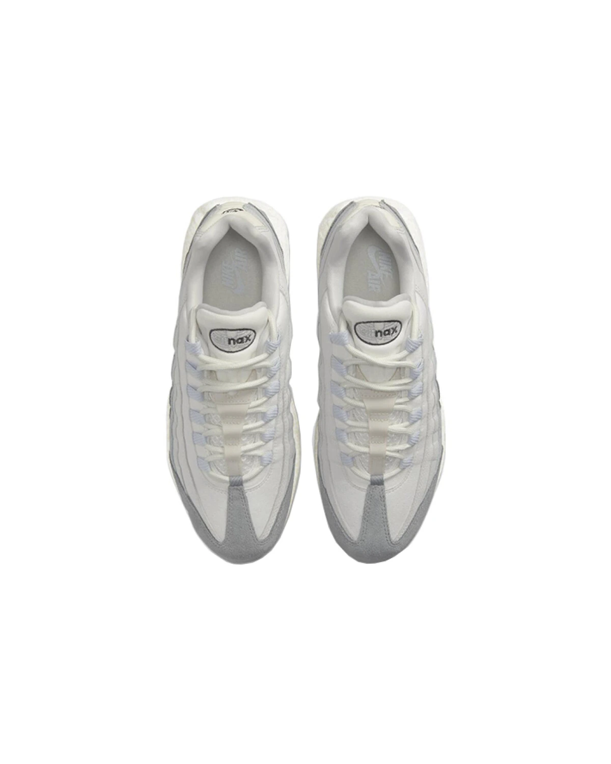 Nike Air Max 95 мужские и женские кроссовки повседневные бело-серые картинка